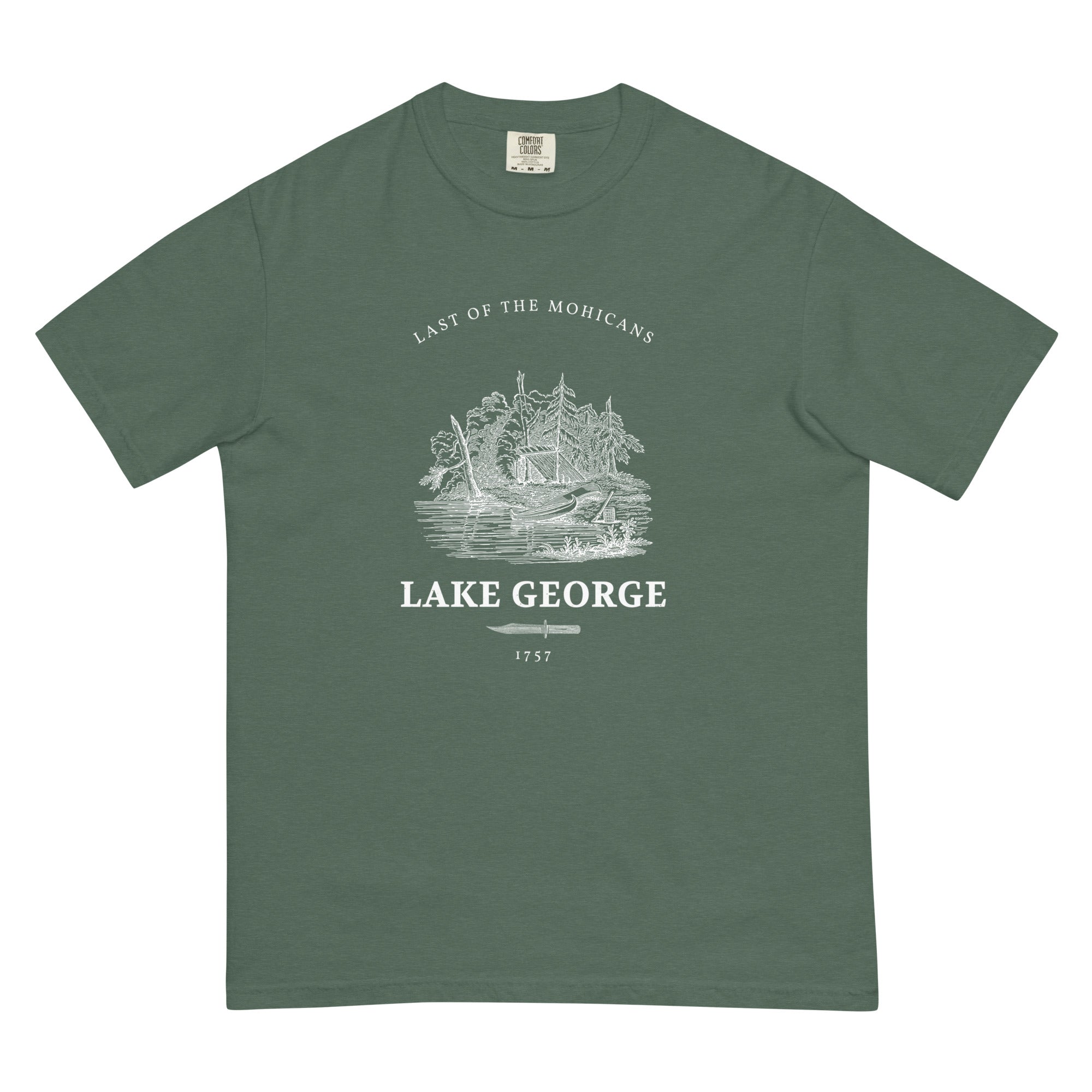 Last of the Mohicans Lake George T-Shirt (Dark Colors)