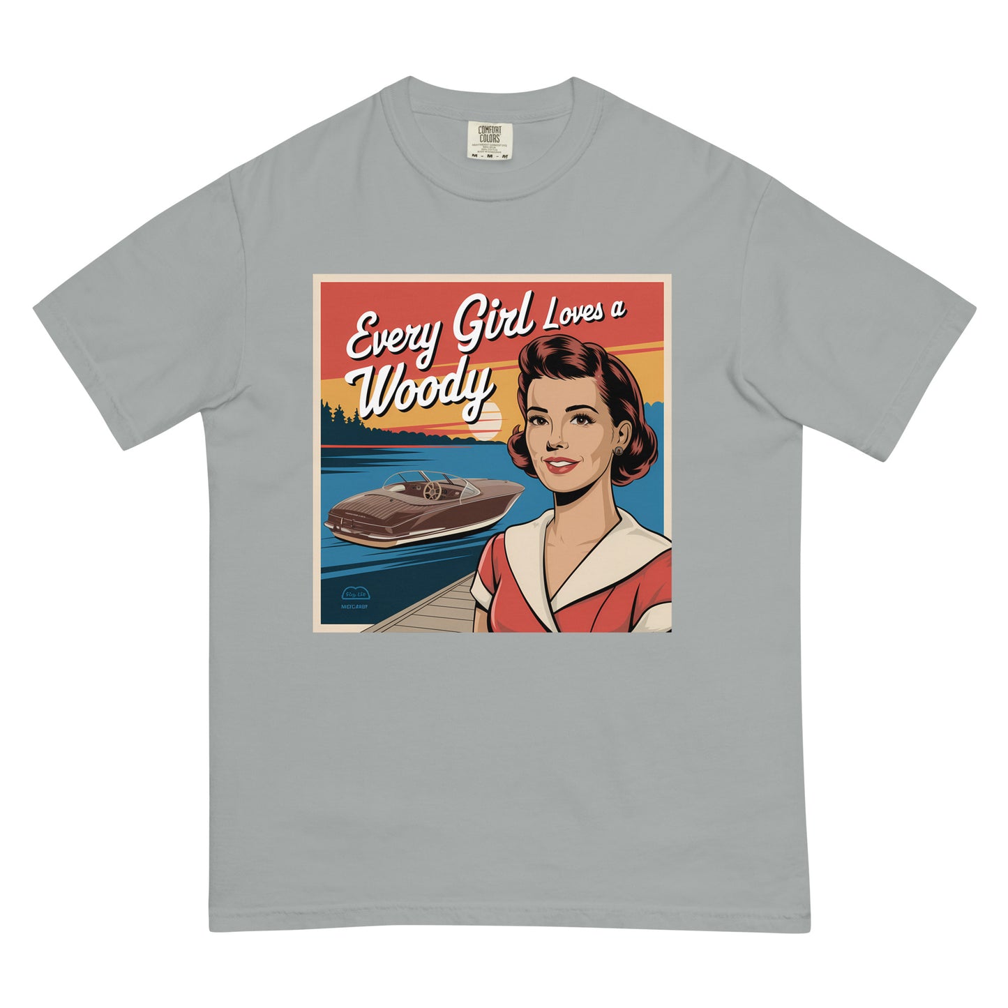 "Every Girl Loves A Woody" T-Shirt Boating Humor Lake George