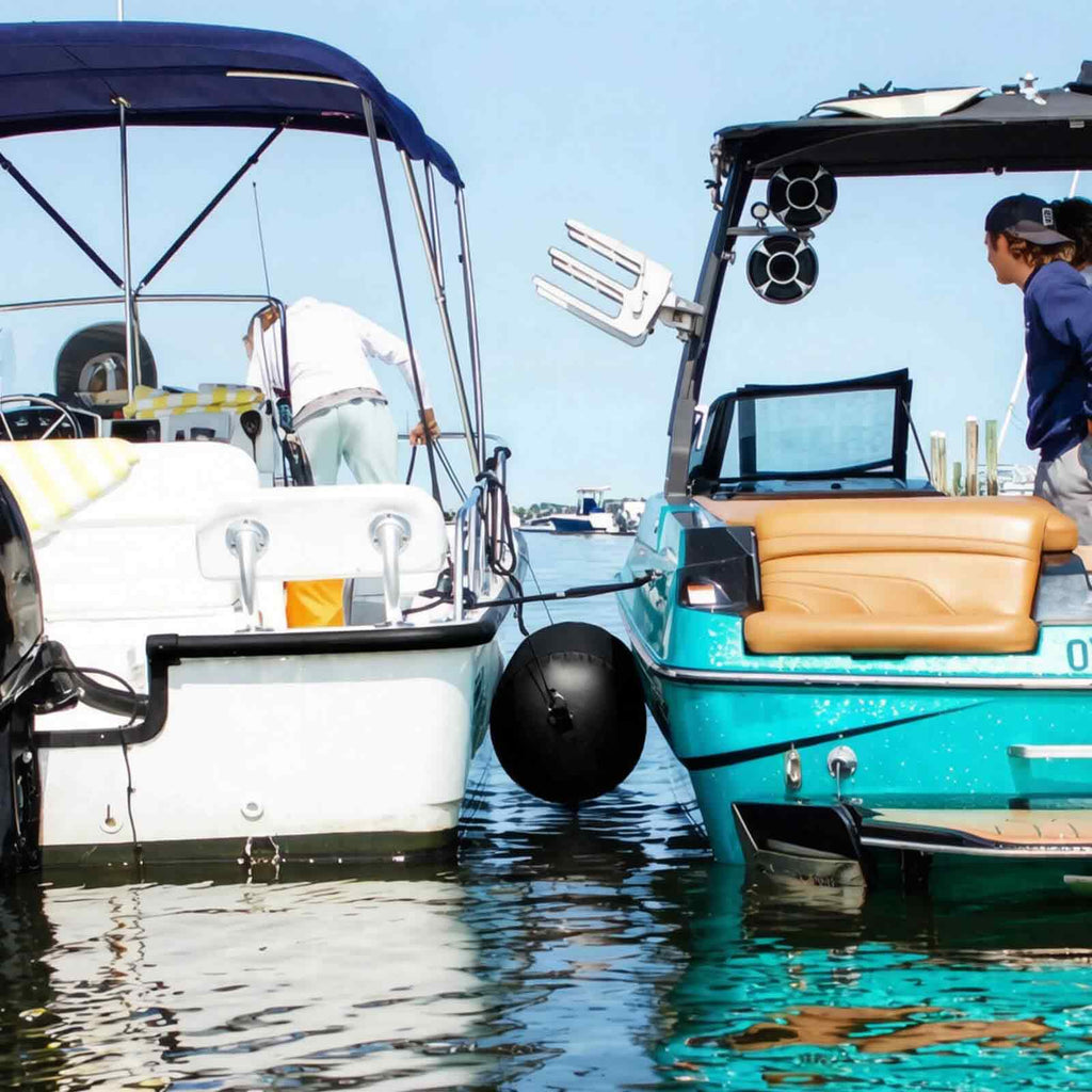 Inflatable Boat Fender with Electric Pump — 13×47.2", XL Marine-Grade PVC