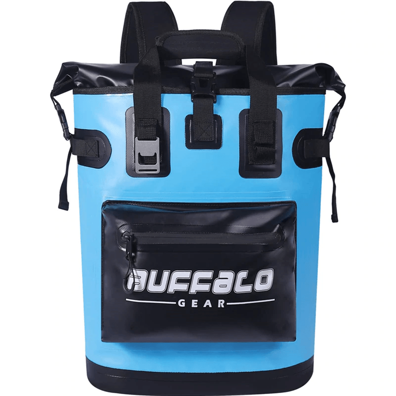 Buffalo Gear 19QT Backpack Cooler — Waterproof, Keeps Ice 36 Hours