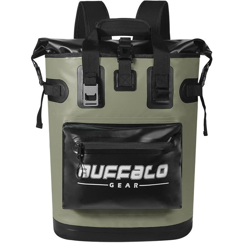 Buffalo Gear 19QT Backpack Cooler — Waterproof, Keeps Ice 36 Hours
