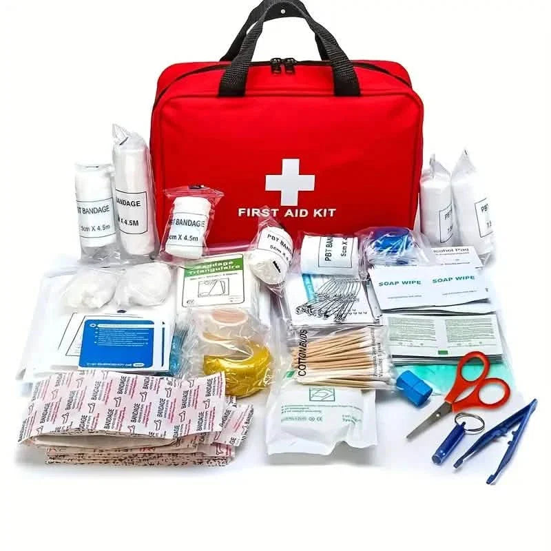 Portable First Aid Kit — Compact Emergency Kit for Hiking, Boating & Camping