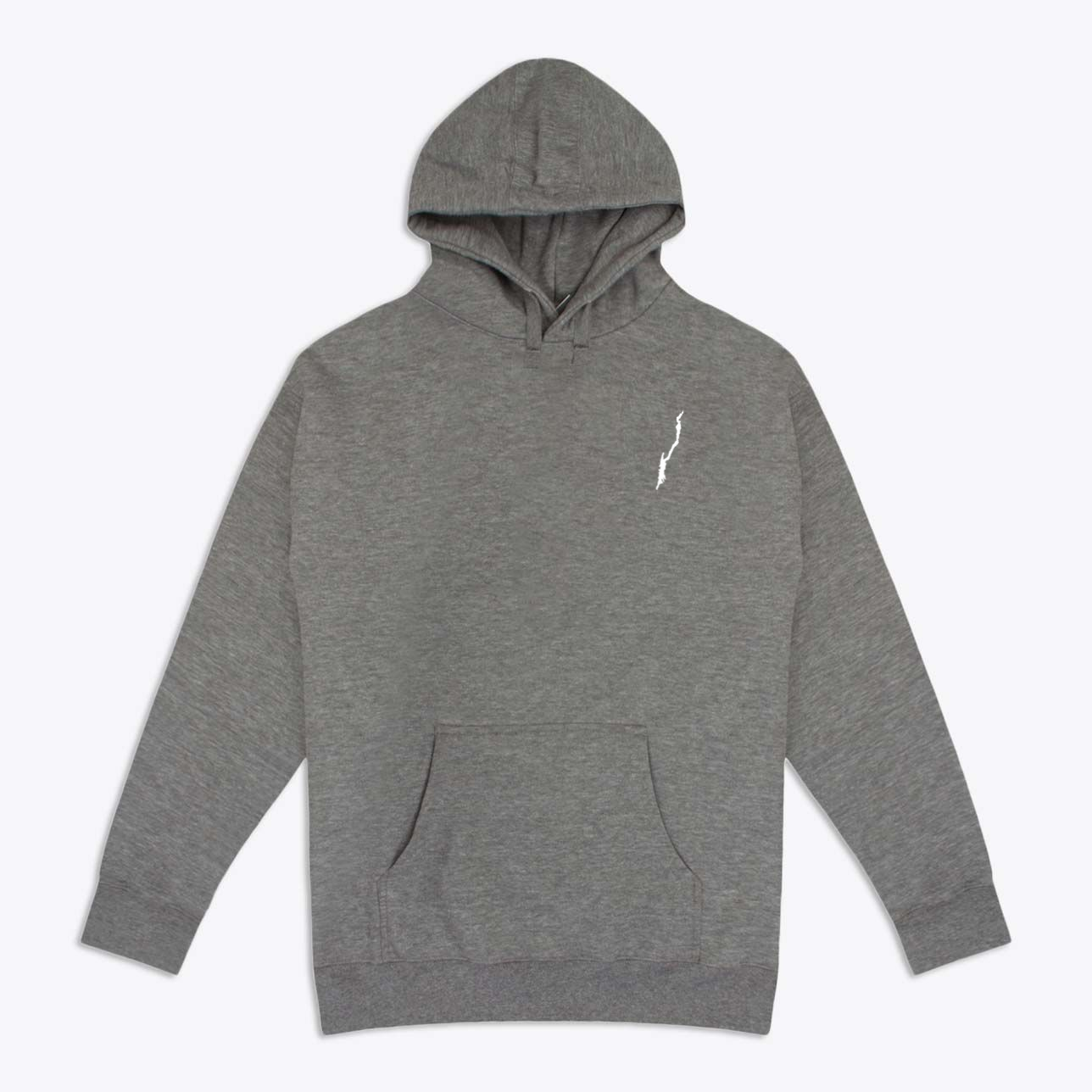 Lake George Hoodie - Premium Cotton Heritage Pullover gray