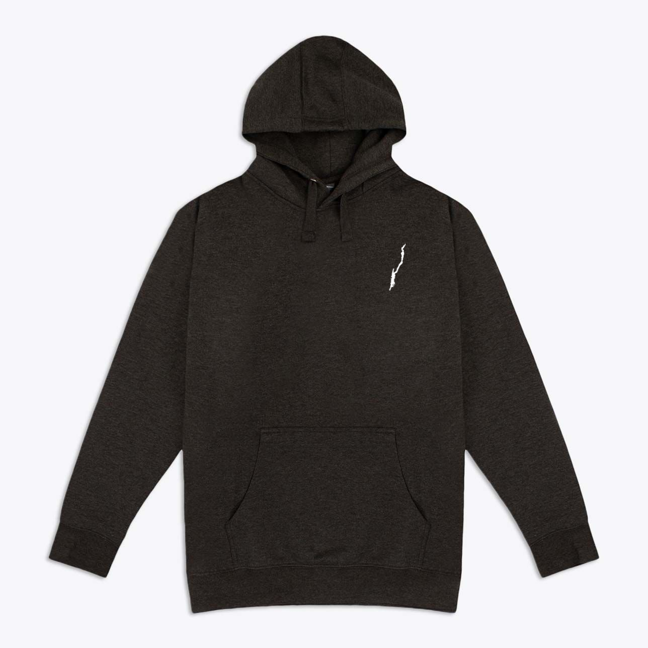 Lake George Hoodie - Premium Cotton Heritage Pullover charcoal