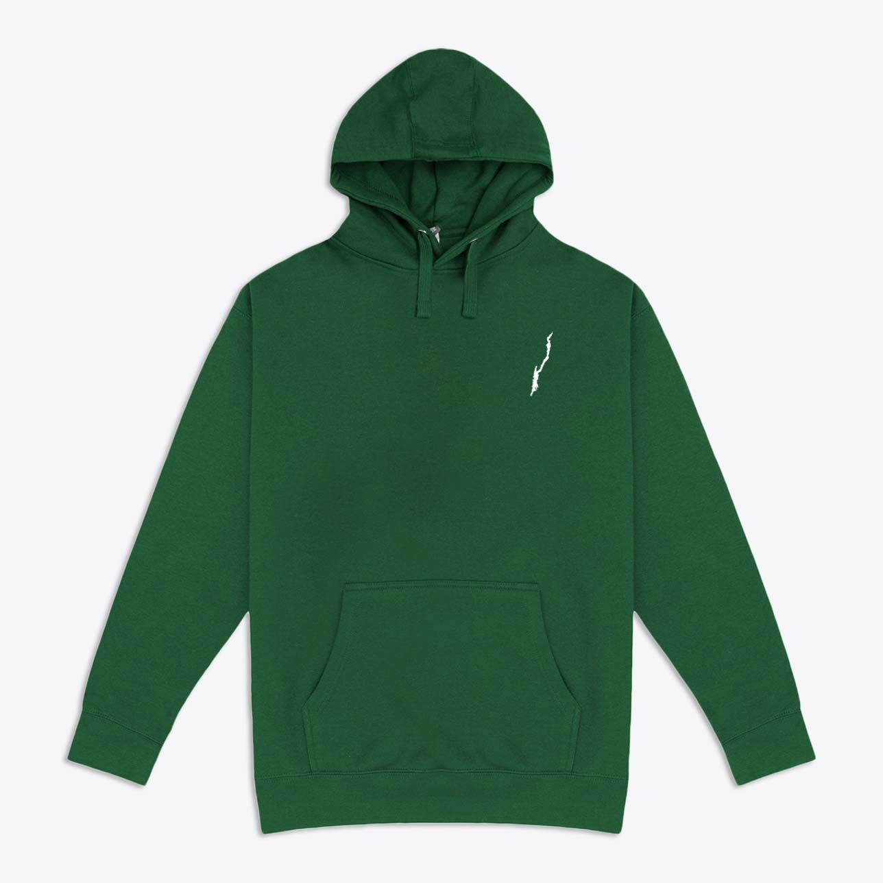 Lake George Hoodie - Premium Cotton Heritage Pullover green
