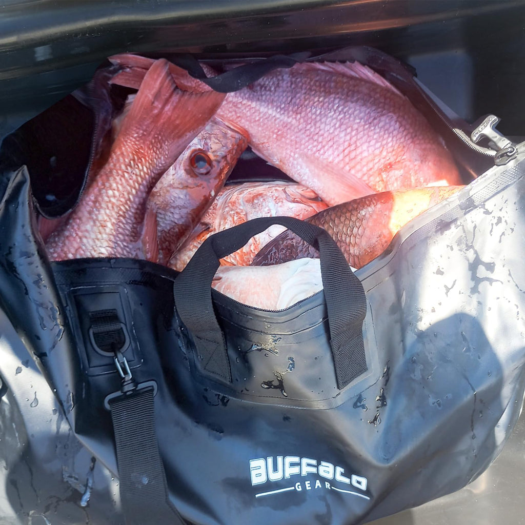 Waterproof Fish Bag with Aerator Pocket — 25", Live Bait & Tournament