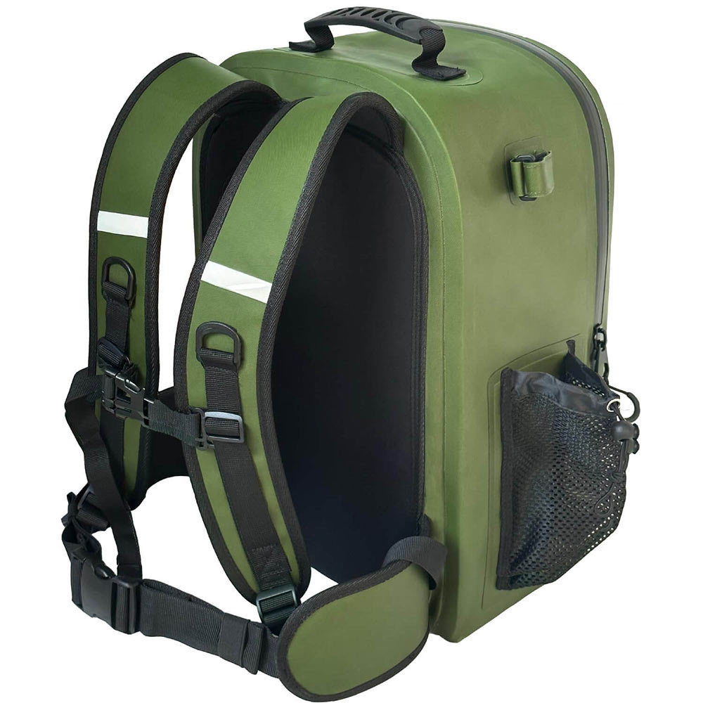 Waterproof Fishing Backpack with Rod Holder — 27QT / 26L, 2 Colors