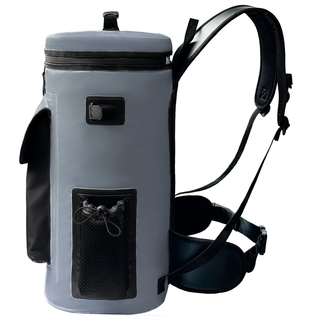 Fish Cooler Backpack — 31QT / 30L, 24–36hr Ice Retention, Rod Holders