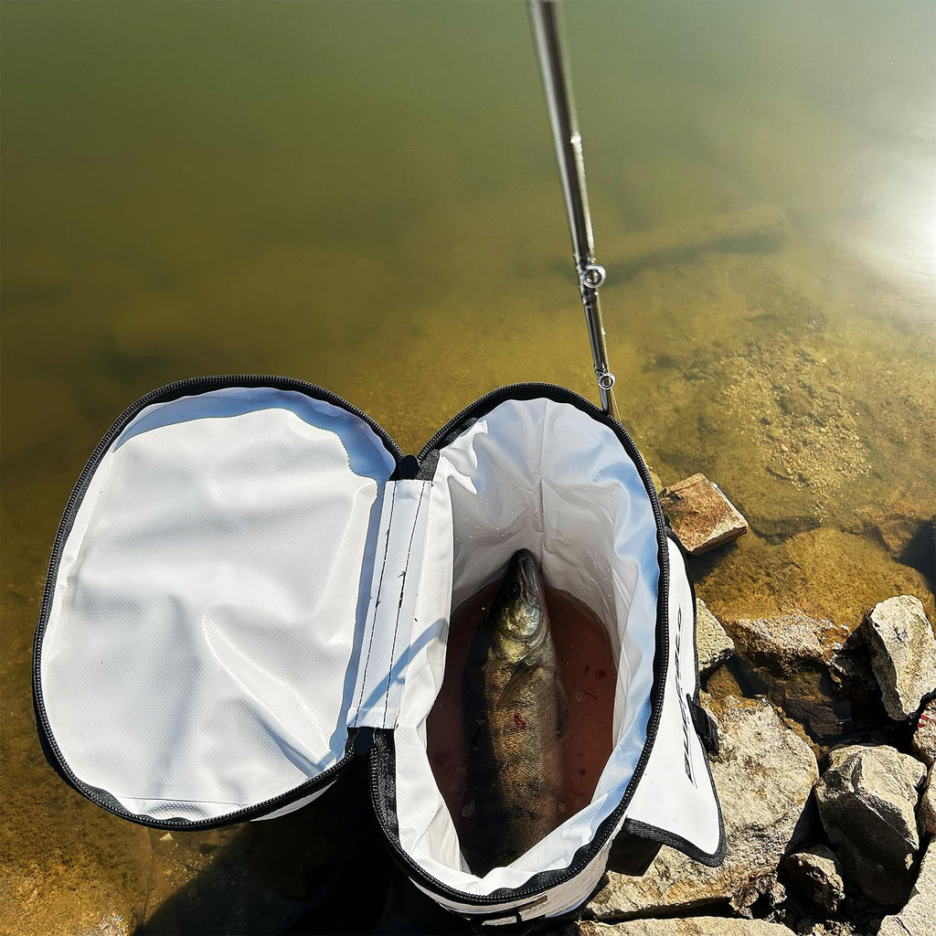 Fish Cooler Backpack — 31QT / 30L, 24–36hr Ice Retention, Rod Holders