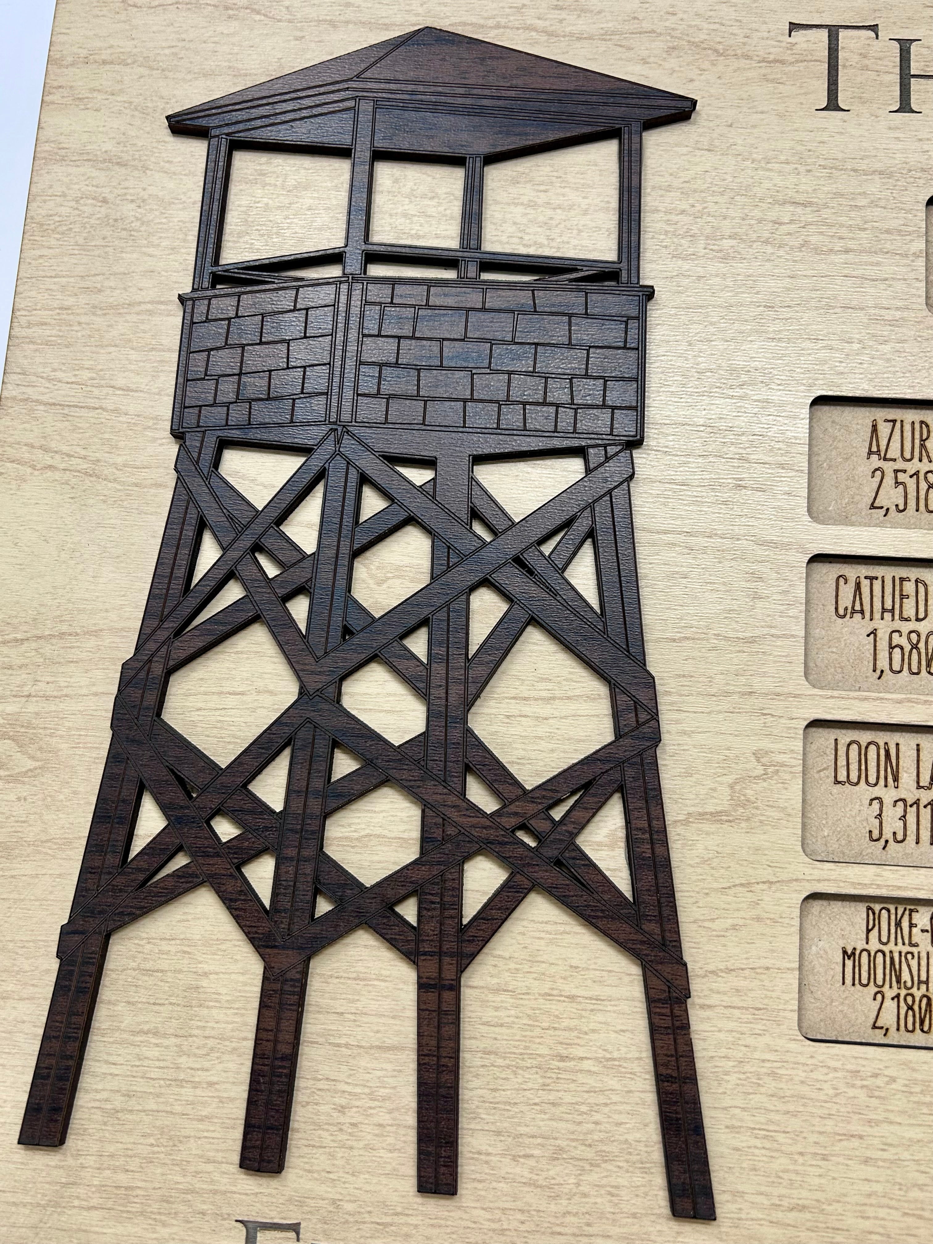 Adirondack Fire Tower Challenge Tracker