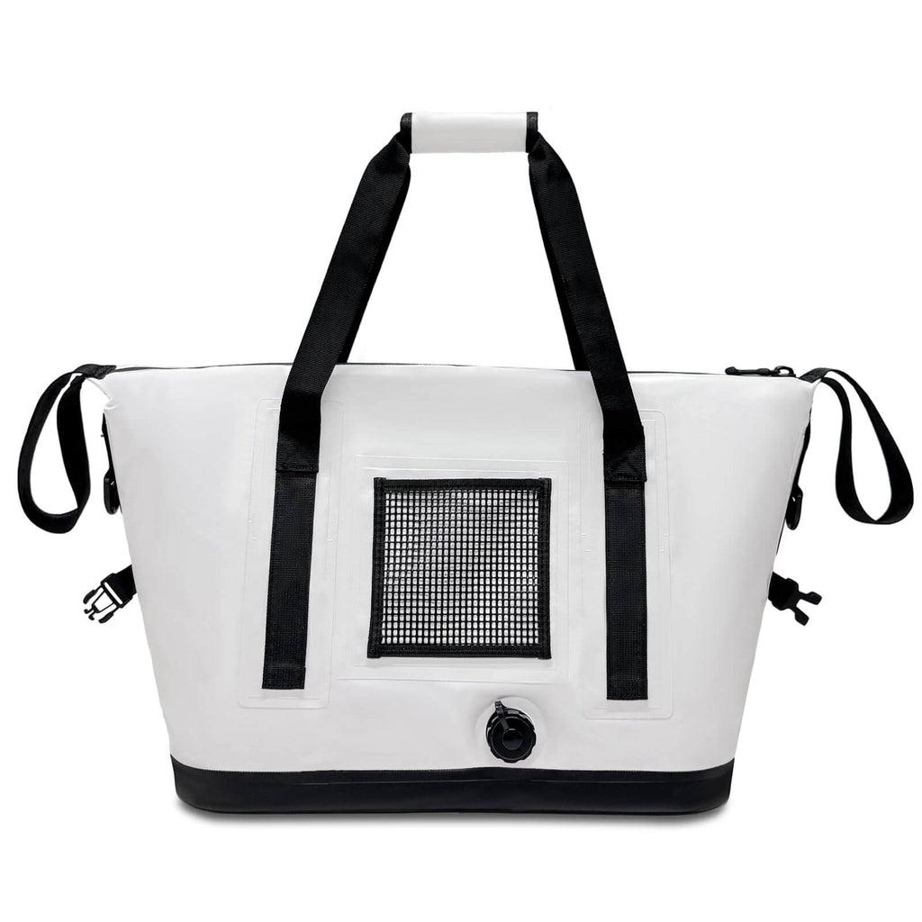 Buffalo Gear 37QT Fish Cooler Bag — 36-Hour Ice, Rod Holder & Live Fish Compartment