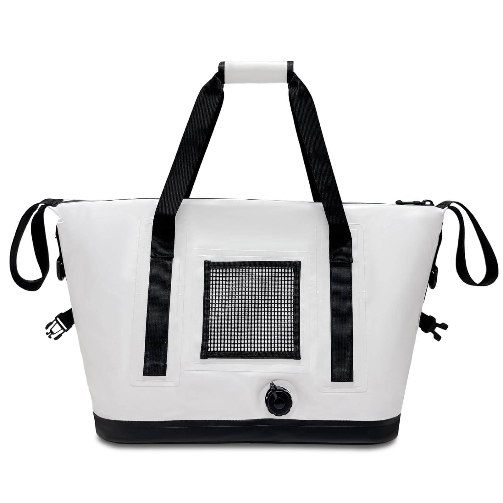 Buffalo Gear 37QT Fish Cooler Bag — 36-Hour Ice, Rod Holder & Live Fish Compartment