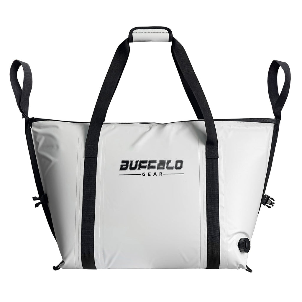 Insulated Fish Cooler Bag with Flat Bottom — 45QT / 42L