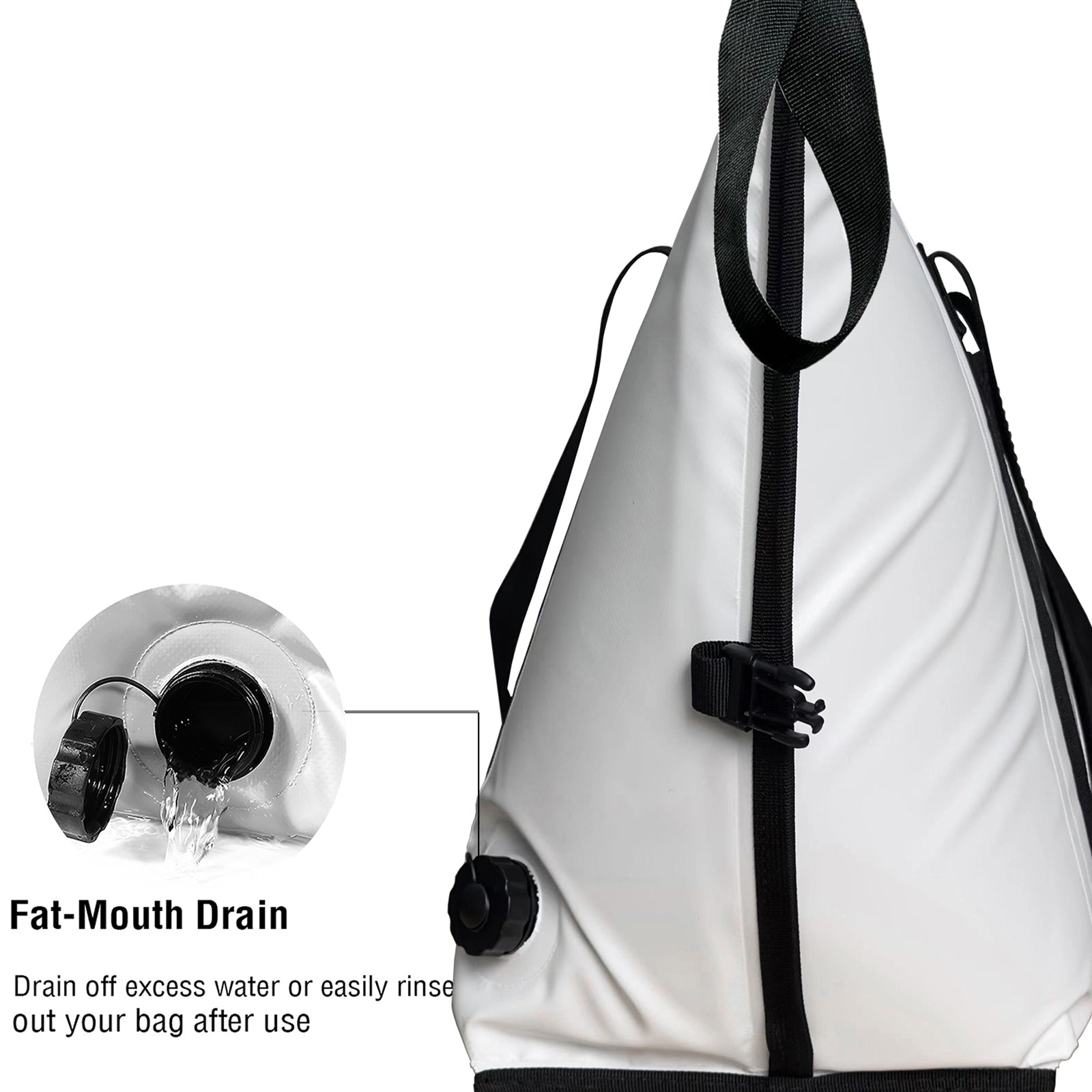 Insulated Fish Cooler Bag with Flat Bottom — 45QT / 42L