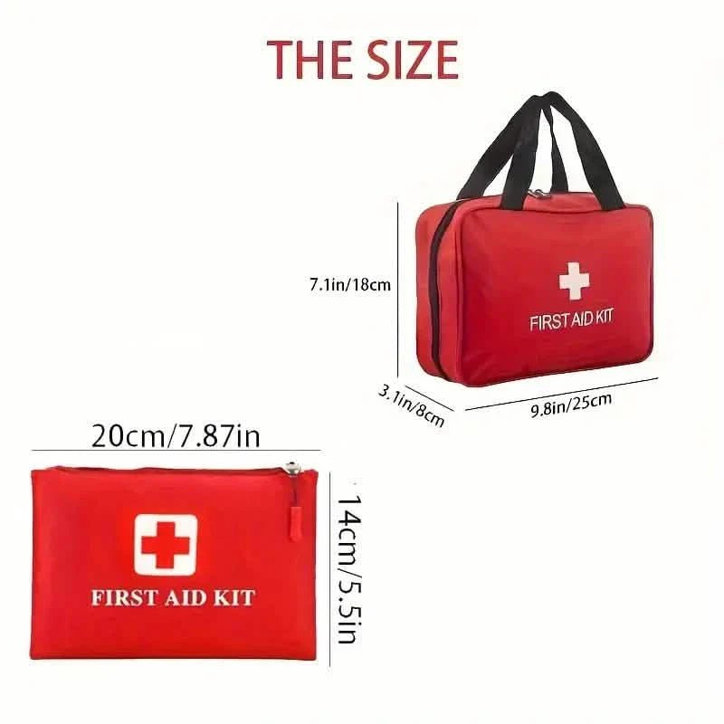 Portable First Aid Kit — Compact Emergency Kit for Hiking, Boating & Camping