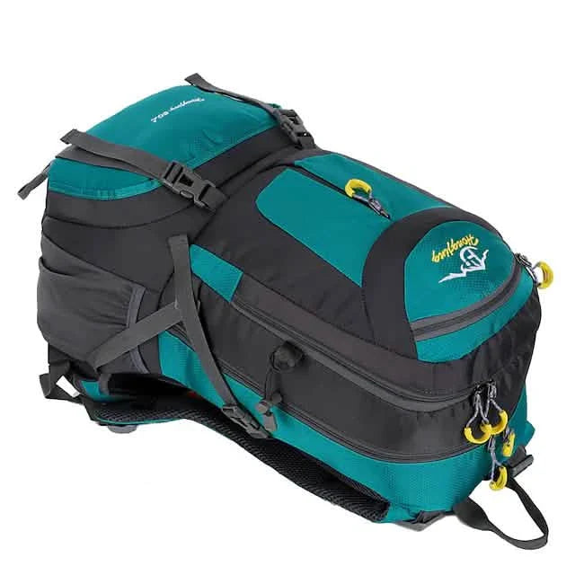 50l waterproof hiking camping backpack HTLT | Large Capacity Outdoor Bag The adjustable frame Loowoko 50L Hiking Backpack