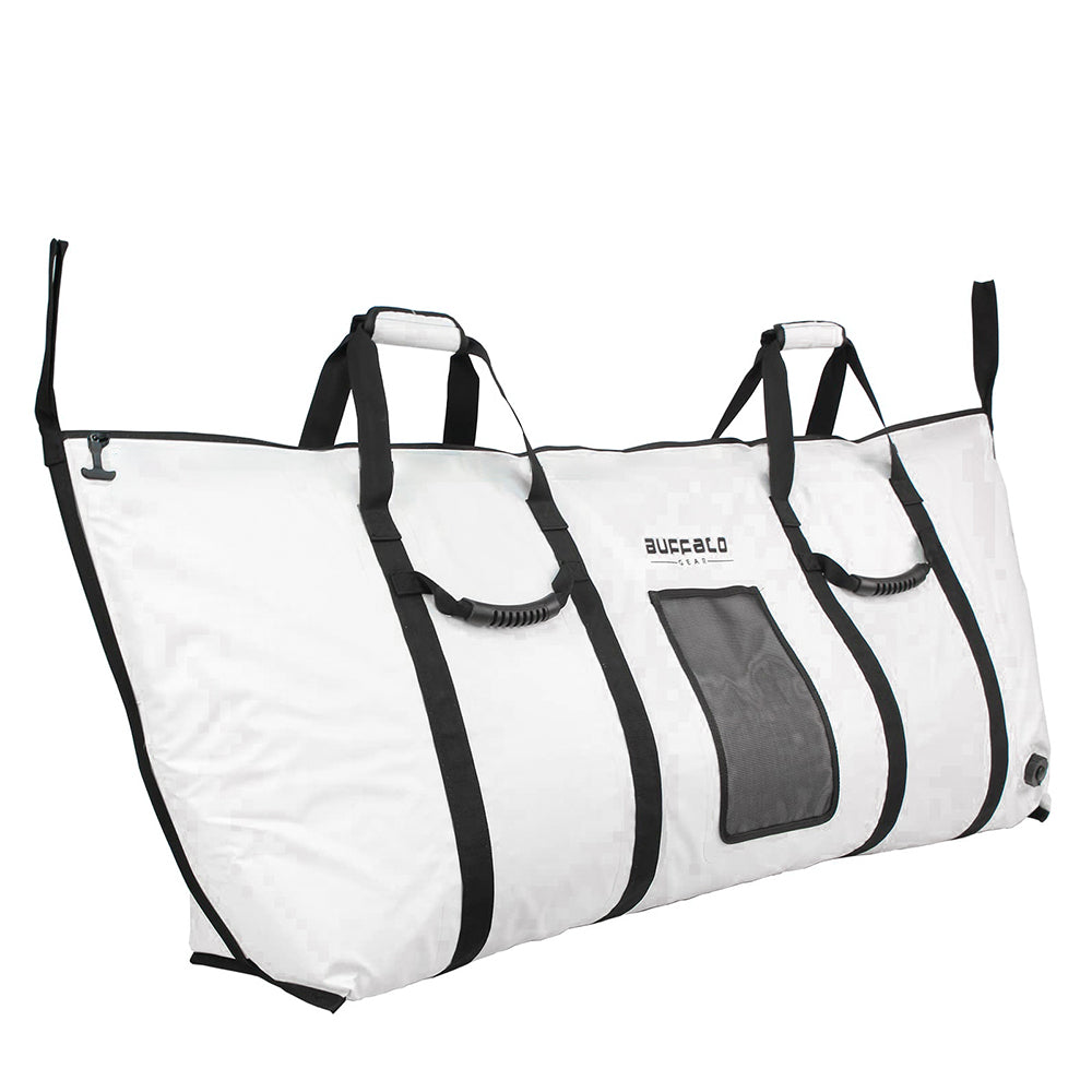 Fish Cooler Bag with Flat Bottom — 60×20", YKK Zipper, 48+ Hour Ice