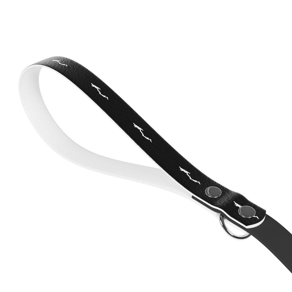 Lake George Dog Leash in Black