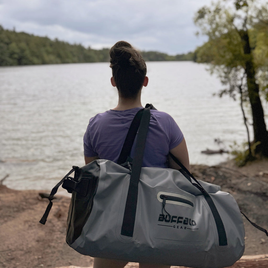 Waterproof Roll-Top Duffel Dry Bag — 63QT / 60L, 6 Colors