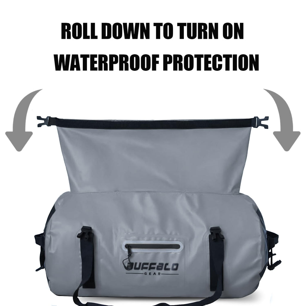 Waterproof Roll-Top Duffel Dry Bag — 63QT / 60L, 6 Colors