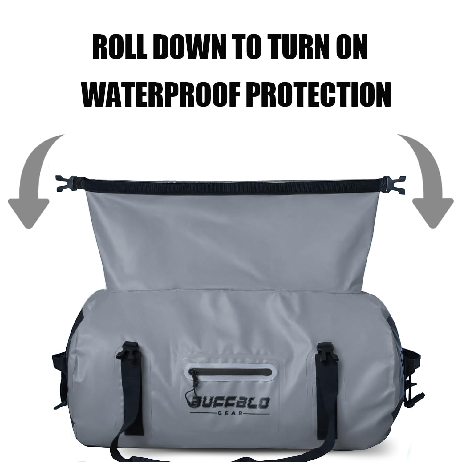 Waterproof Roll-Top Duffel Dry Bag — 63QT / 60L, 6 Colors