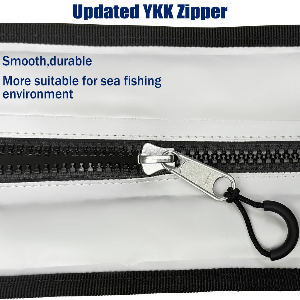 Fish Cooler Bag with Flat Bottom — 106QT / 100L, YKK Zipper