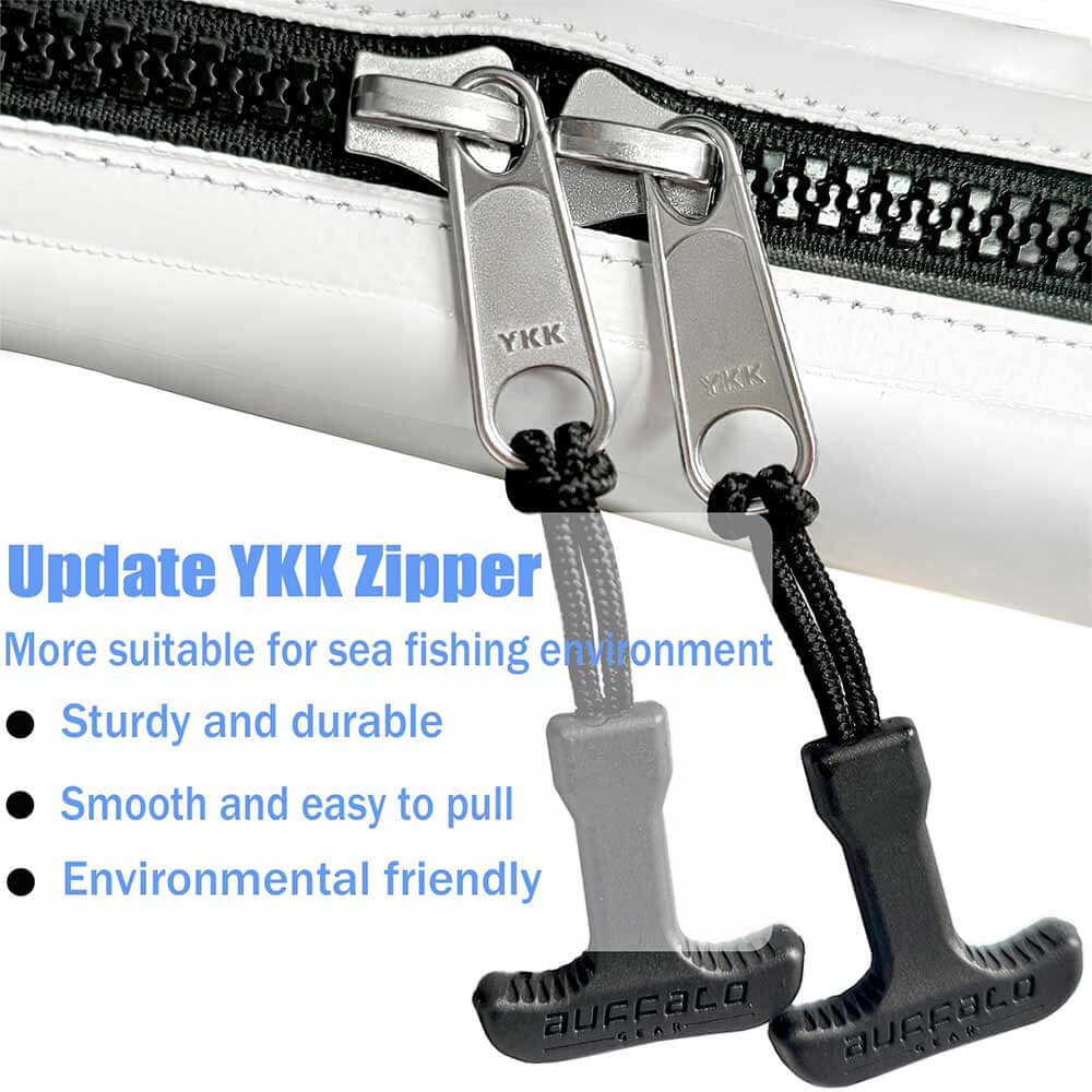 Fish Cooler Bag with Flat Bottom — 72×30", YKK Zipper, 48+ Hour Ice