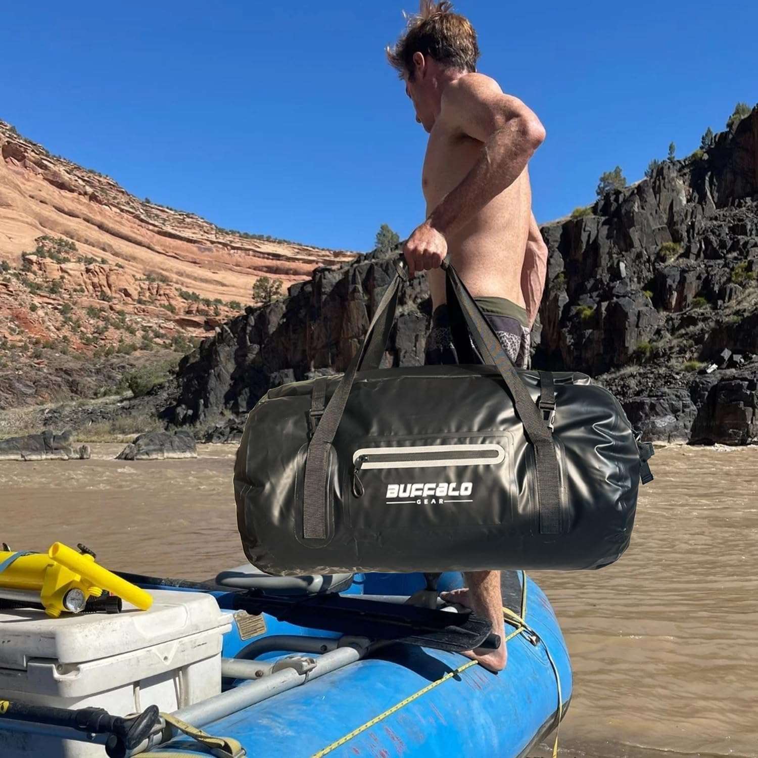 Waterproof Roll-Top Duffel Dry Bag — 85QT / 80L, 6 Colors