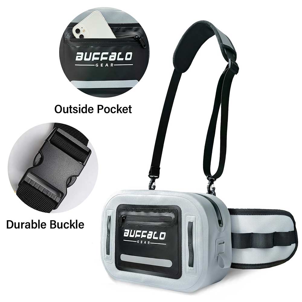 Waterproof Fishing Fanny Pack — 9.4QT / 8.9L, Fly Fishing & Wade Fishing