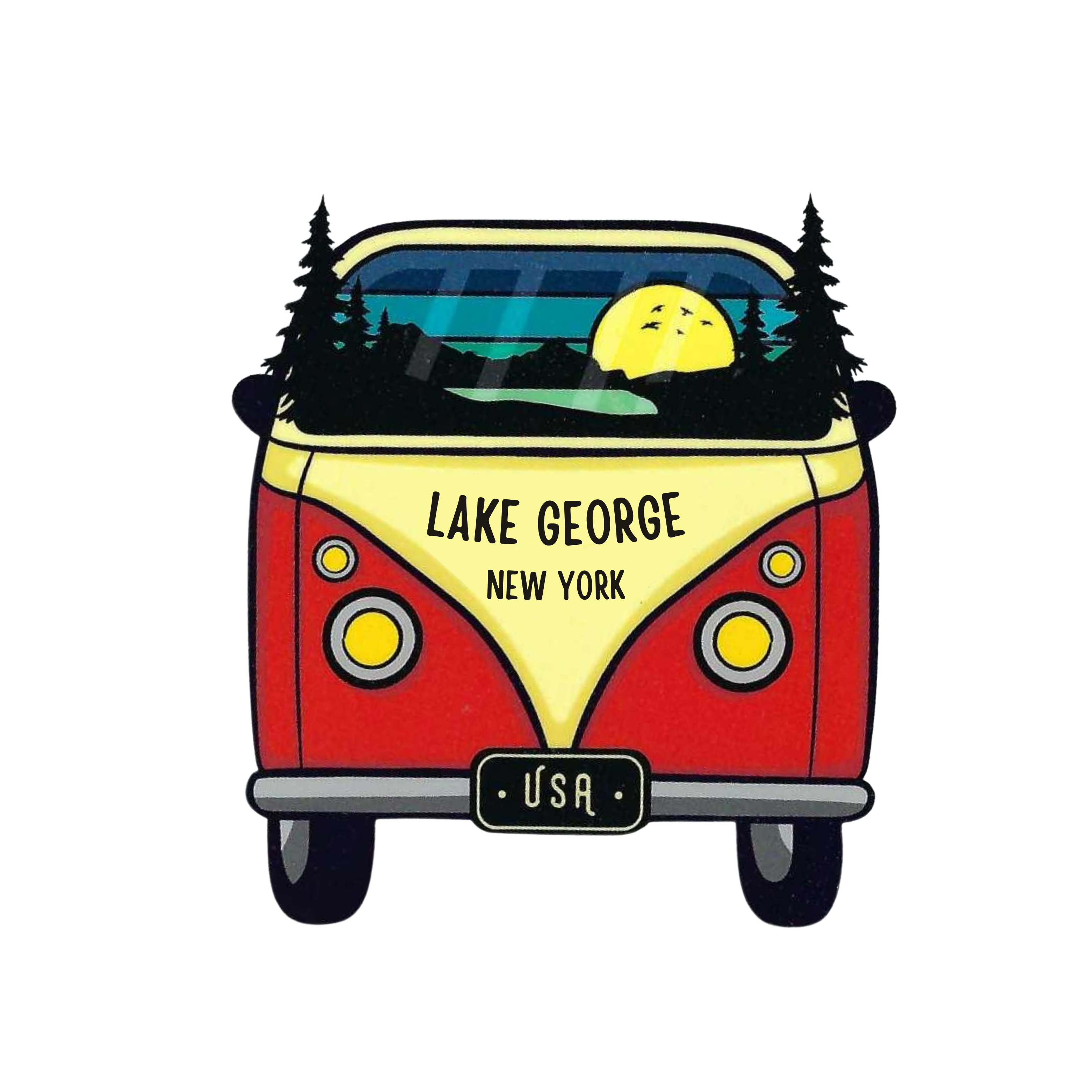 Lake George Microbus Decal