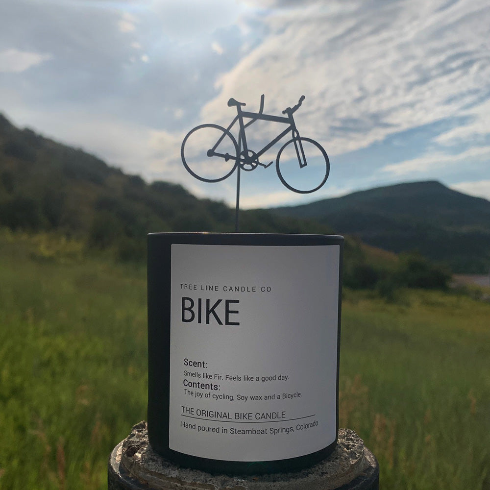Mountain Bike Candle