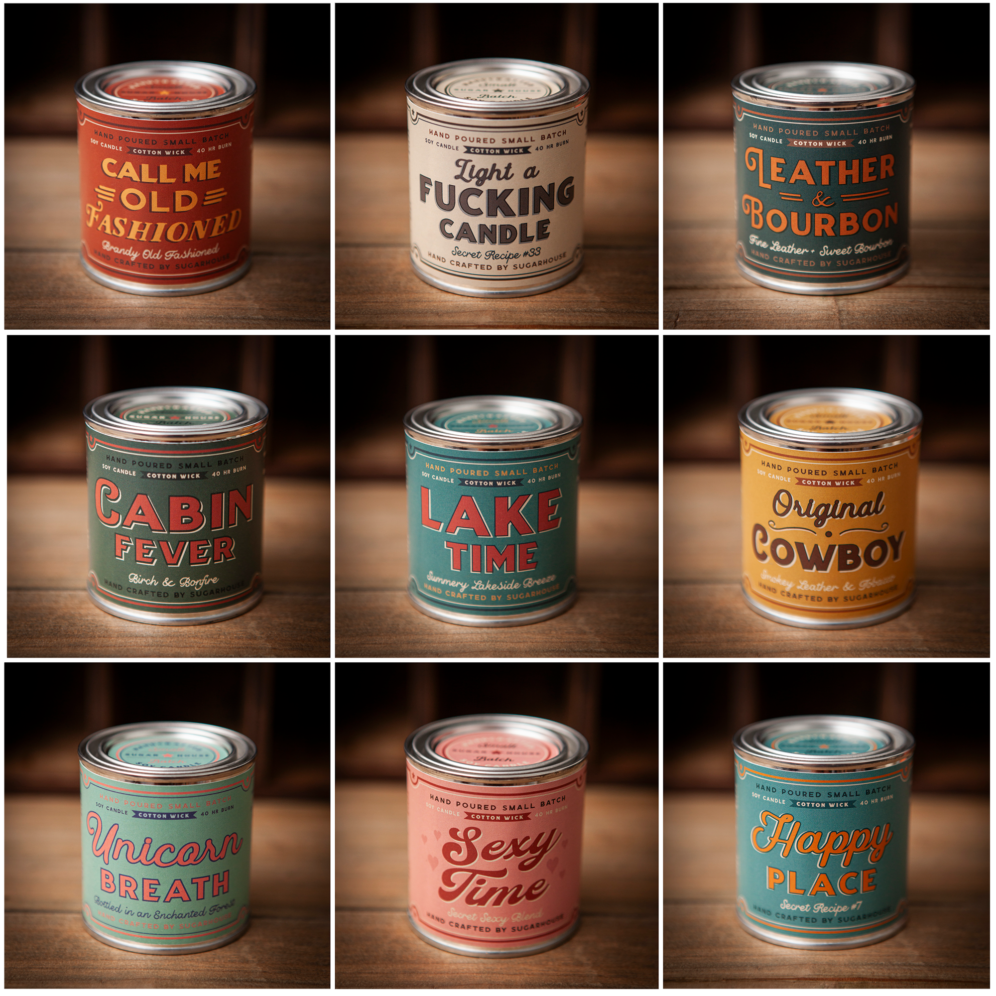 Lake Time Soy Candle — Paint Can Style