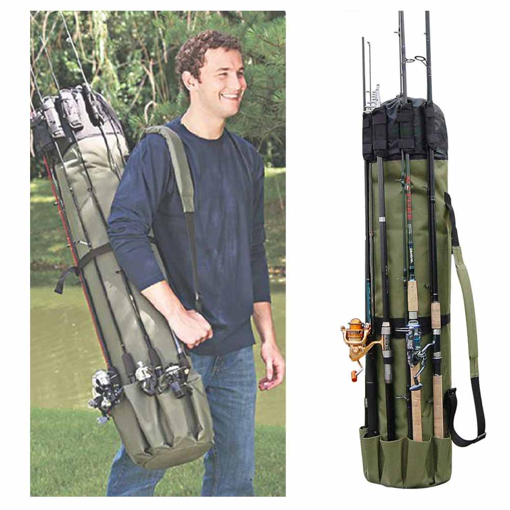 Multifunction Nylon Fishing Bag | Rod & Tackle Storage