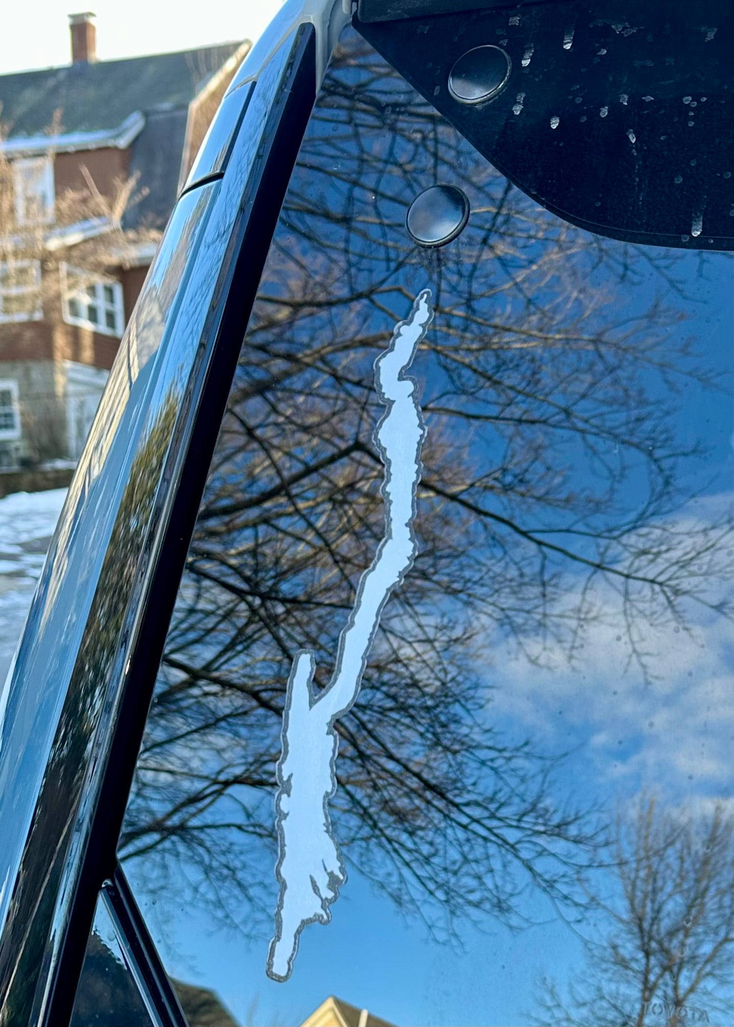 White Lake George Car Decal