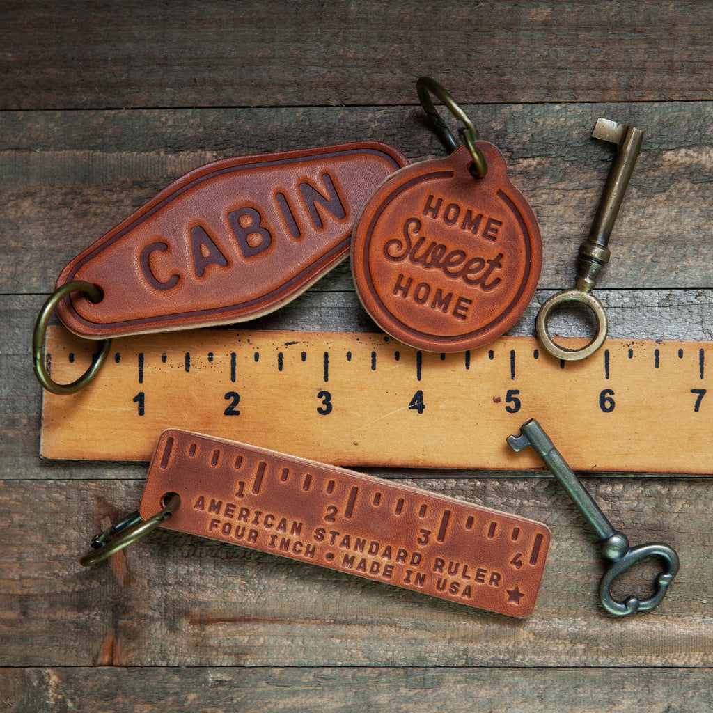 Lake House Leather Keychain — Motel Style
