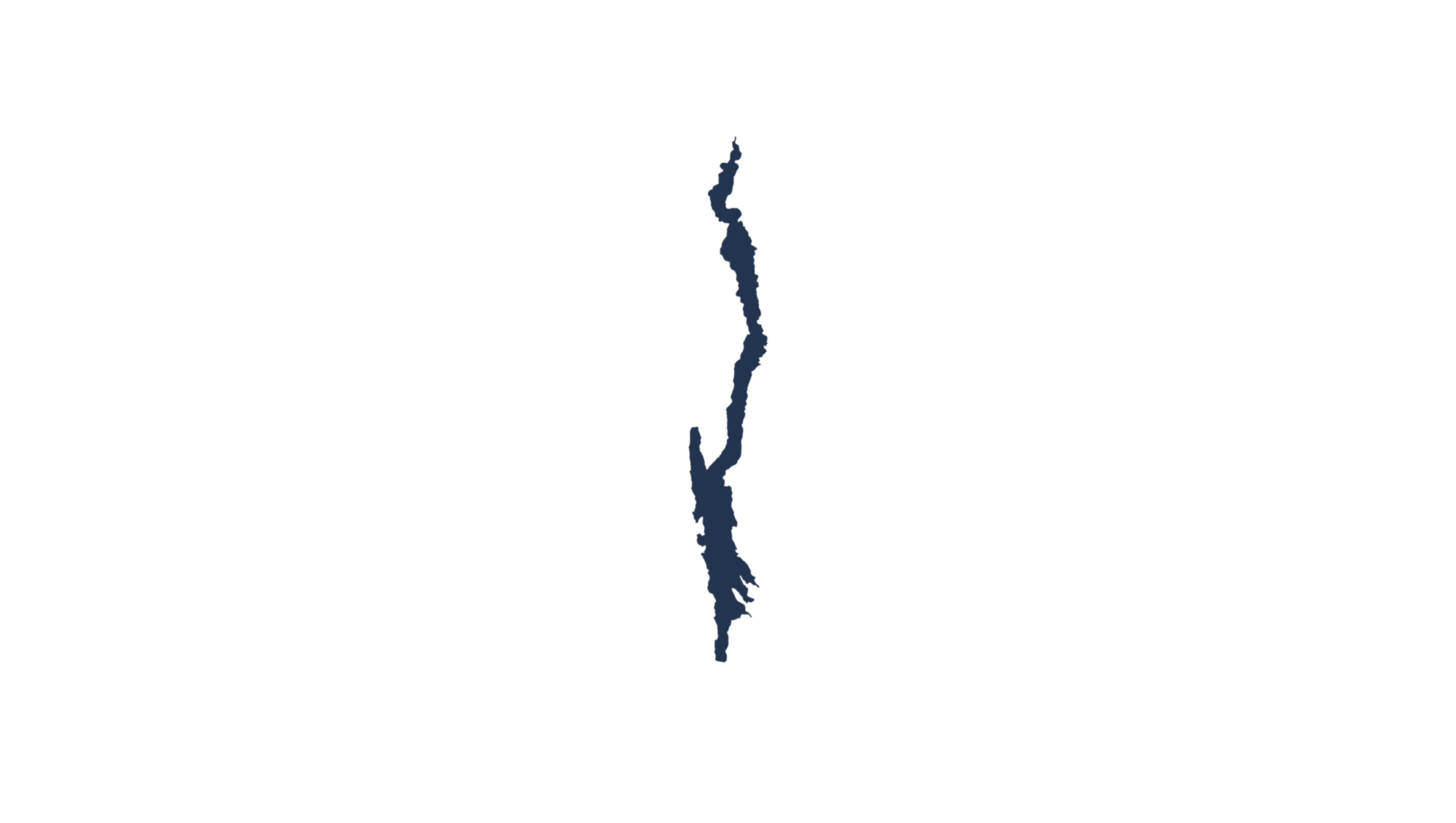 Lake George Temporary Tattoo - Lake Silhouette Design