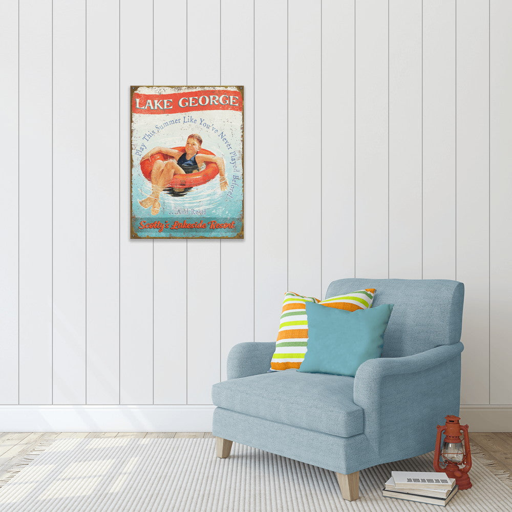 Play This Summer: Boy - Wood & Metal Wall Art