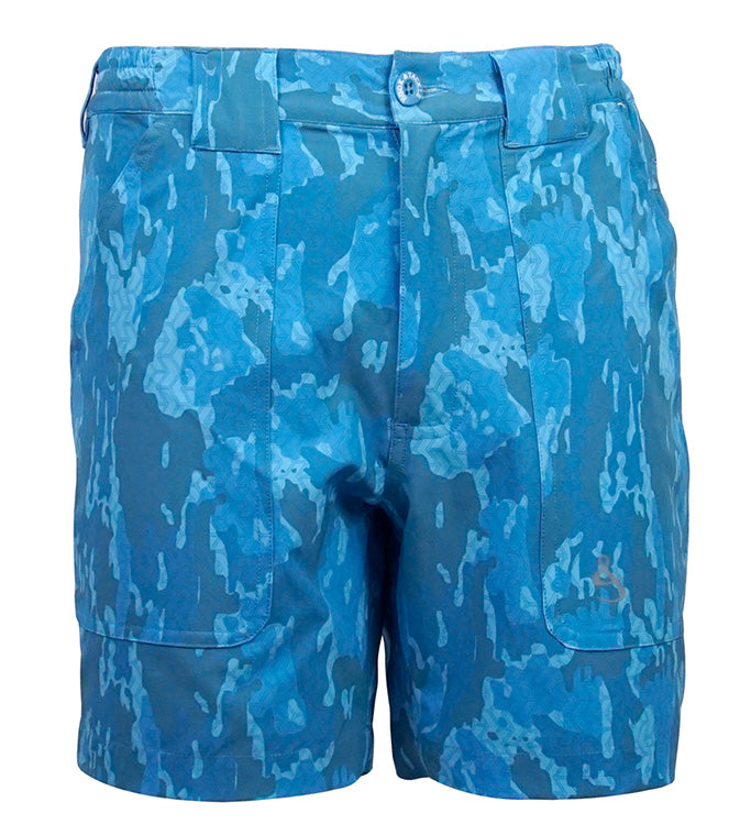 Men's Beer Can Island® Geo Camo Lightweight Stretch Fishing Short