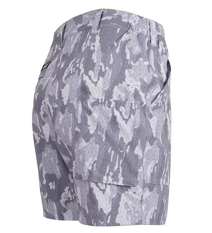 Men's Beer Can Island® Geo Camo Lightweight Stretch Fishing Short