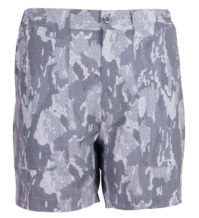 Men's Beer Can Island® Geo Camo Lightweight Stretch Fishing Short