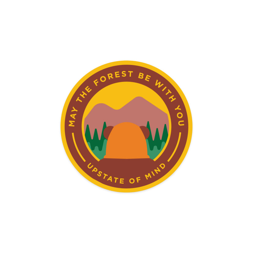 May The Forest Be With You Sticker