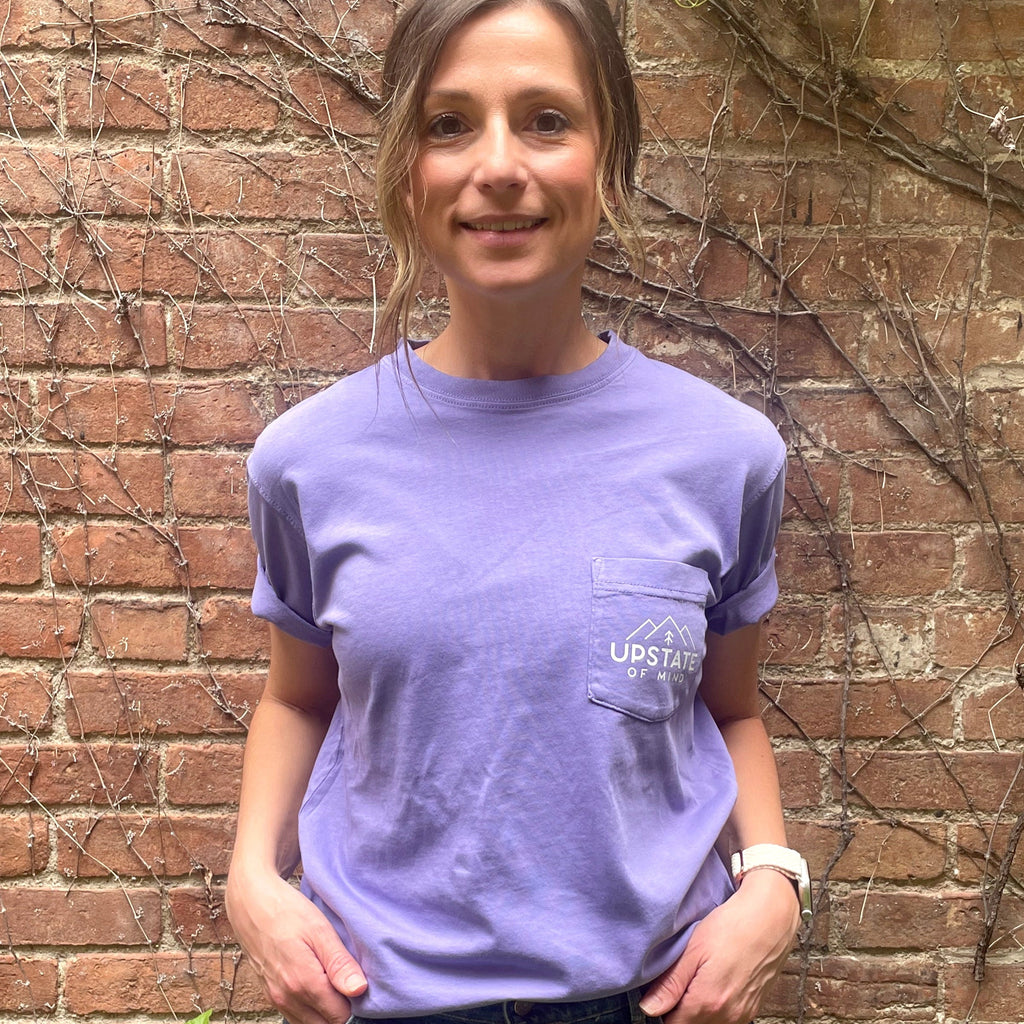 Mountainside Pocket Tee - Purple Haze