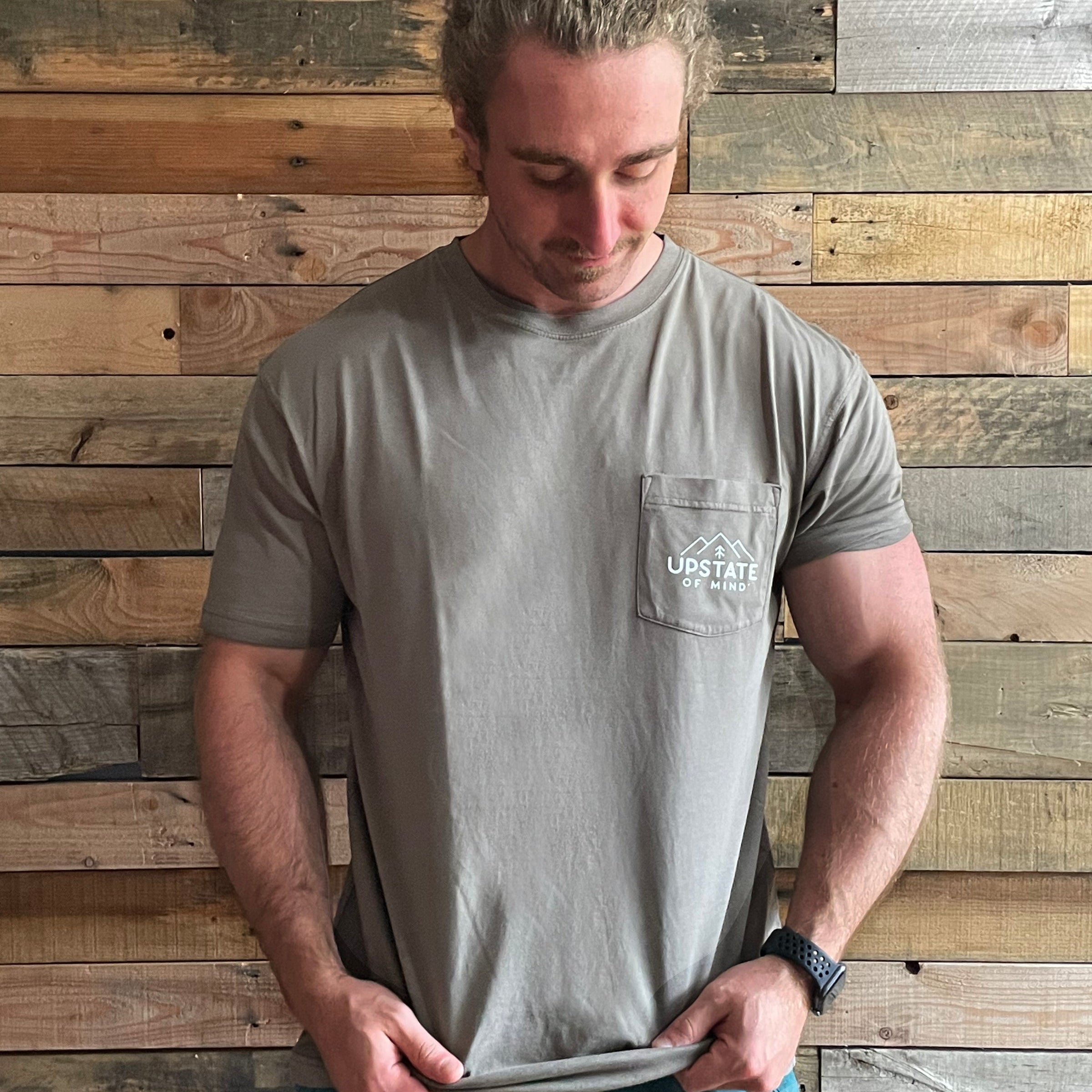 Mountainside Pocket Tee - Cinder