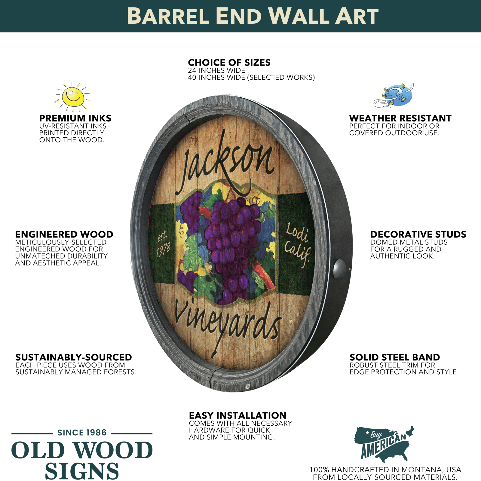 Play This Summer: Girl - Barrel End Wall Art