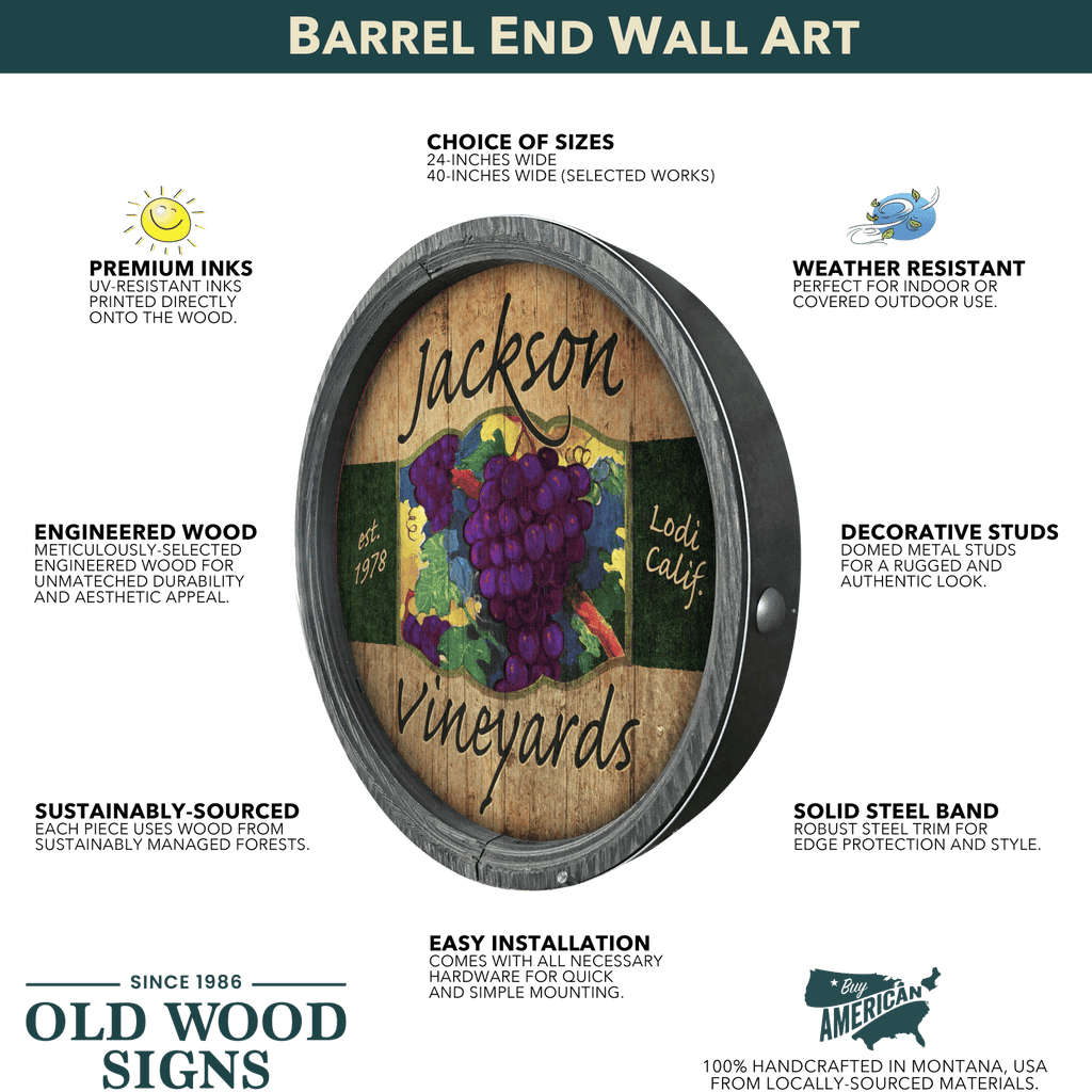 Lake George, New York on a Barrel End