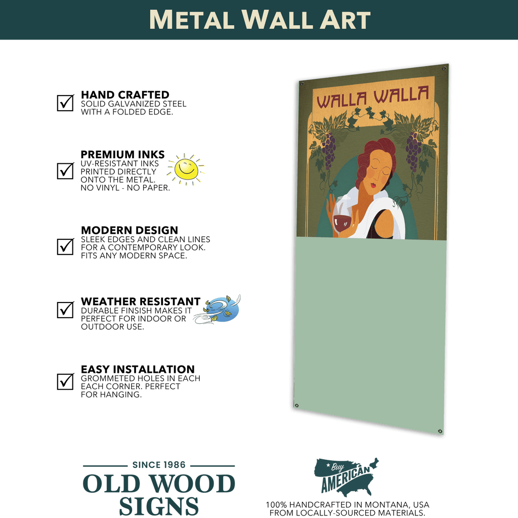 Play This Summer: Girl - Wood & Metal Wall Art