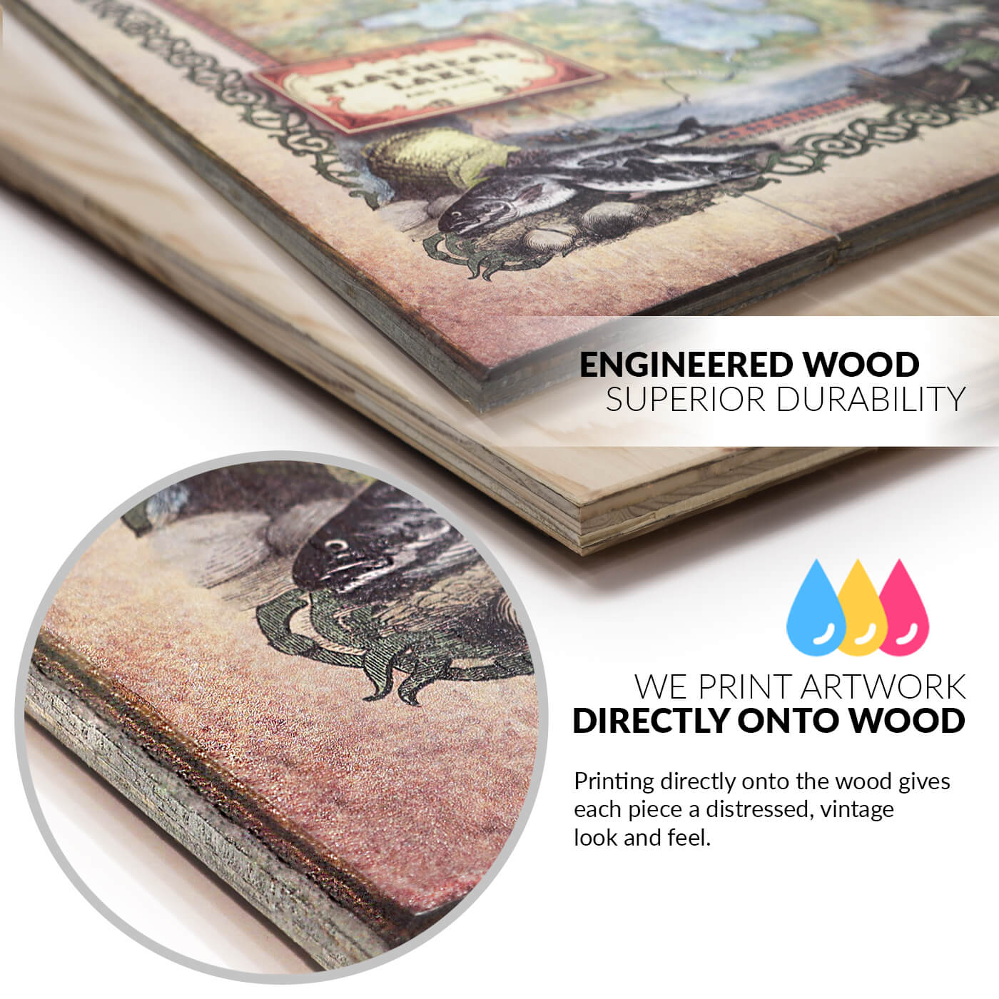 A Change of Scenery on the Water - Wood & Metal Wall Art