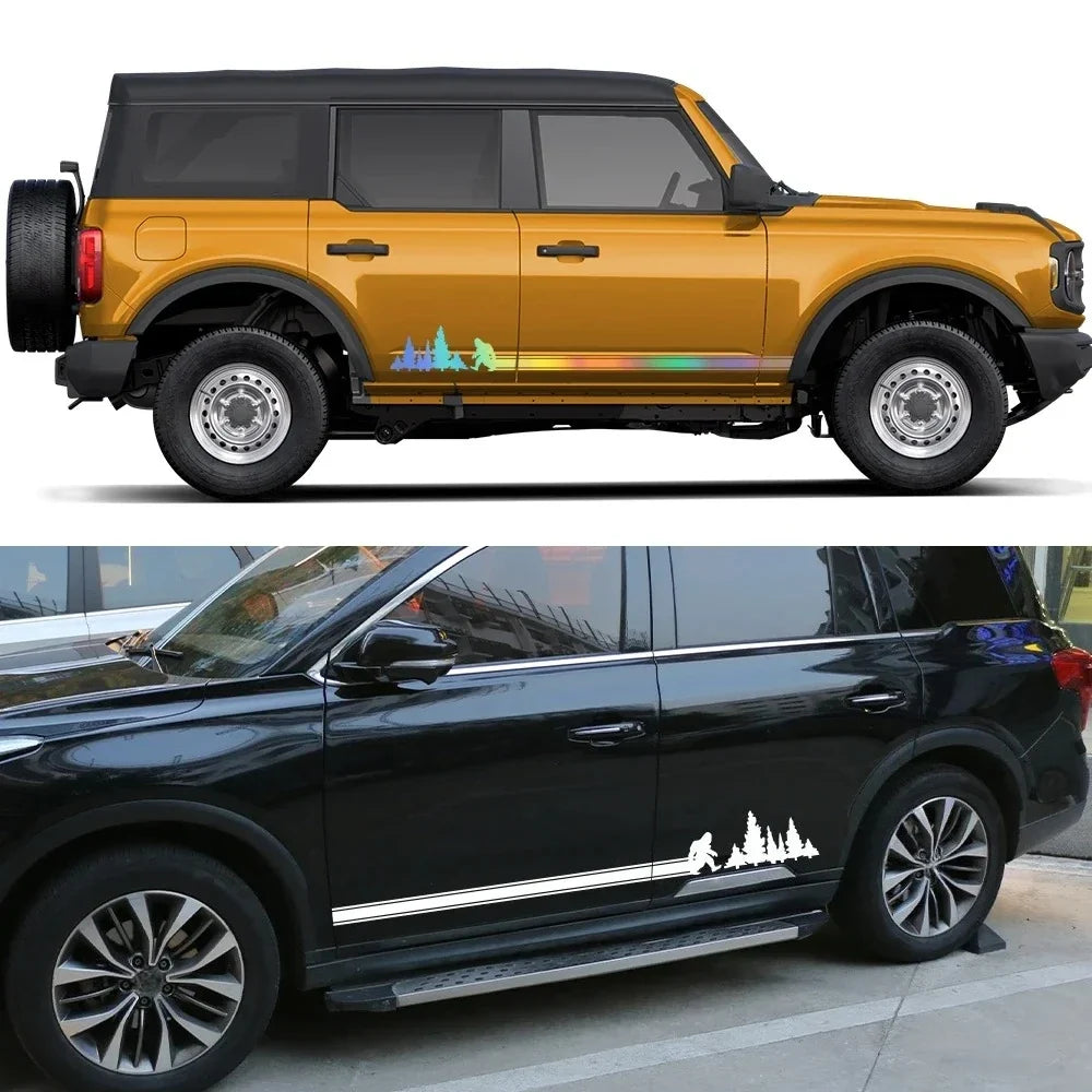 Bigfoot Side Stripe Decal for Ford Bronco (2021–2024) | Waterproof Off-Road Vinyl Graphics