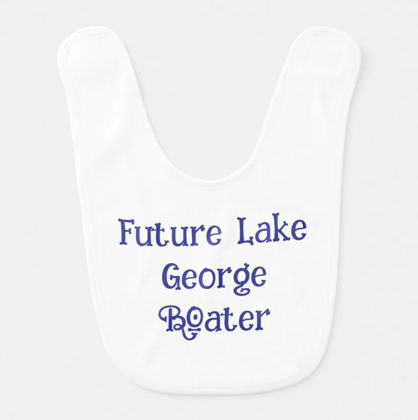 Future Lake George Boater Baby Bib
