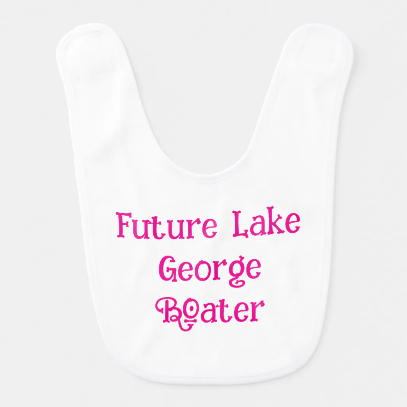 Future Lake George Boater Baby Bib